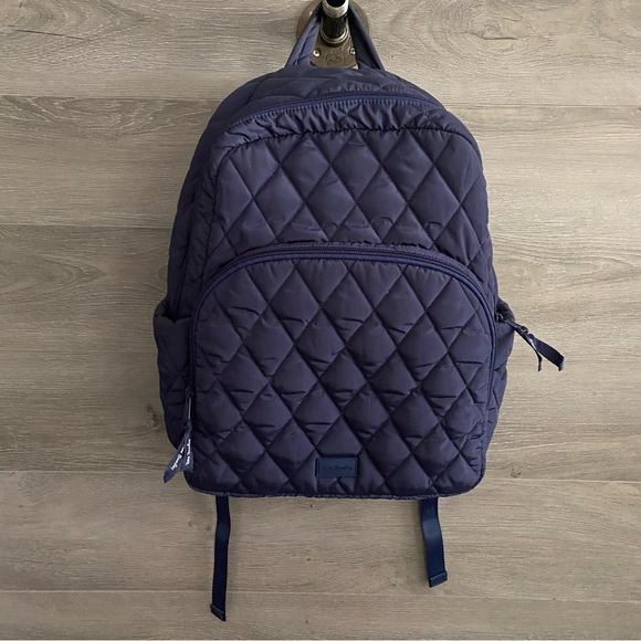 Vera Bradley Handbags - Vera Bradley Ultralight Large Backpack Blue Quilted